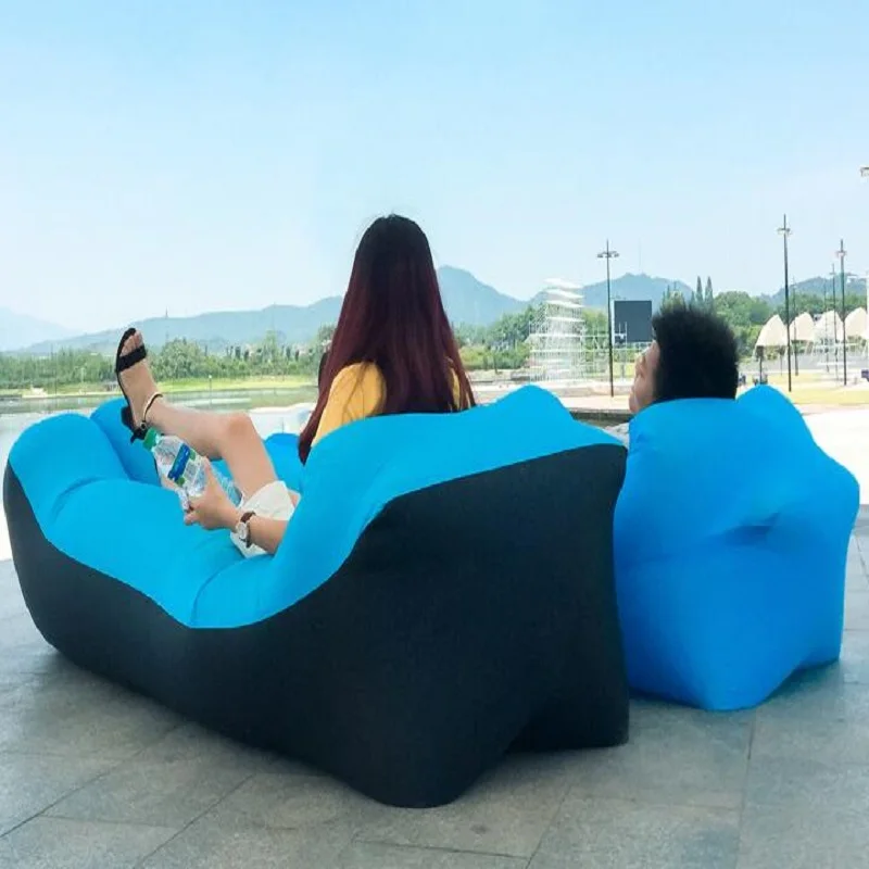 

Buy1 get1 свободная Подушка, один ленивый надувной диван, портативный открытый пляжный диван, кровать, Самонадувающийся спальный мешок, кровать