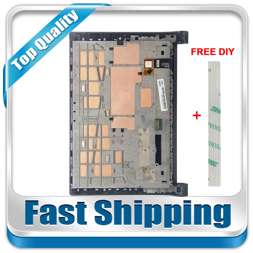 Новый Для lenovo Yoga Tablet 2 1051 1051F 1051L сменный ЖК дисплей сенсорный экран с рамкой в
