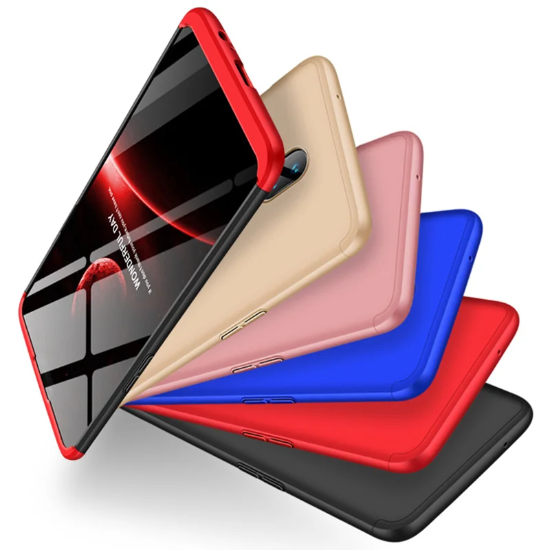 Чехлы для телефонов Oneplus 6 Аксессуары 1 + оригинальный защитный чехол 360 полная