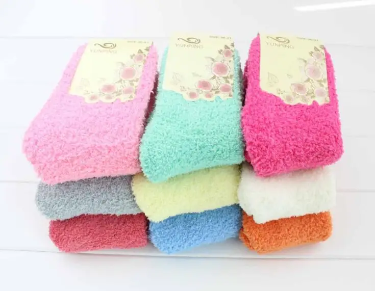 Махровые носки по щиколотку Плотные теплые махровые эластичные короткие для