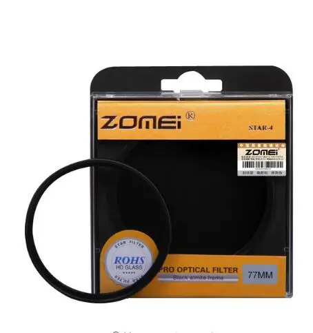 4 Piont Zomei Star Line Star фильтр 4 6 8 Piont Filtro фильтры для камеры 40,5 49 52 55 58 62 67 72 77 82 мм для Canon Nikon sony DSLR камеры - Цвет: 4 Piont
