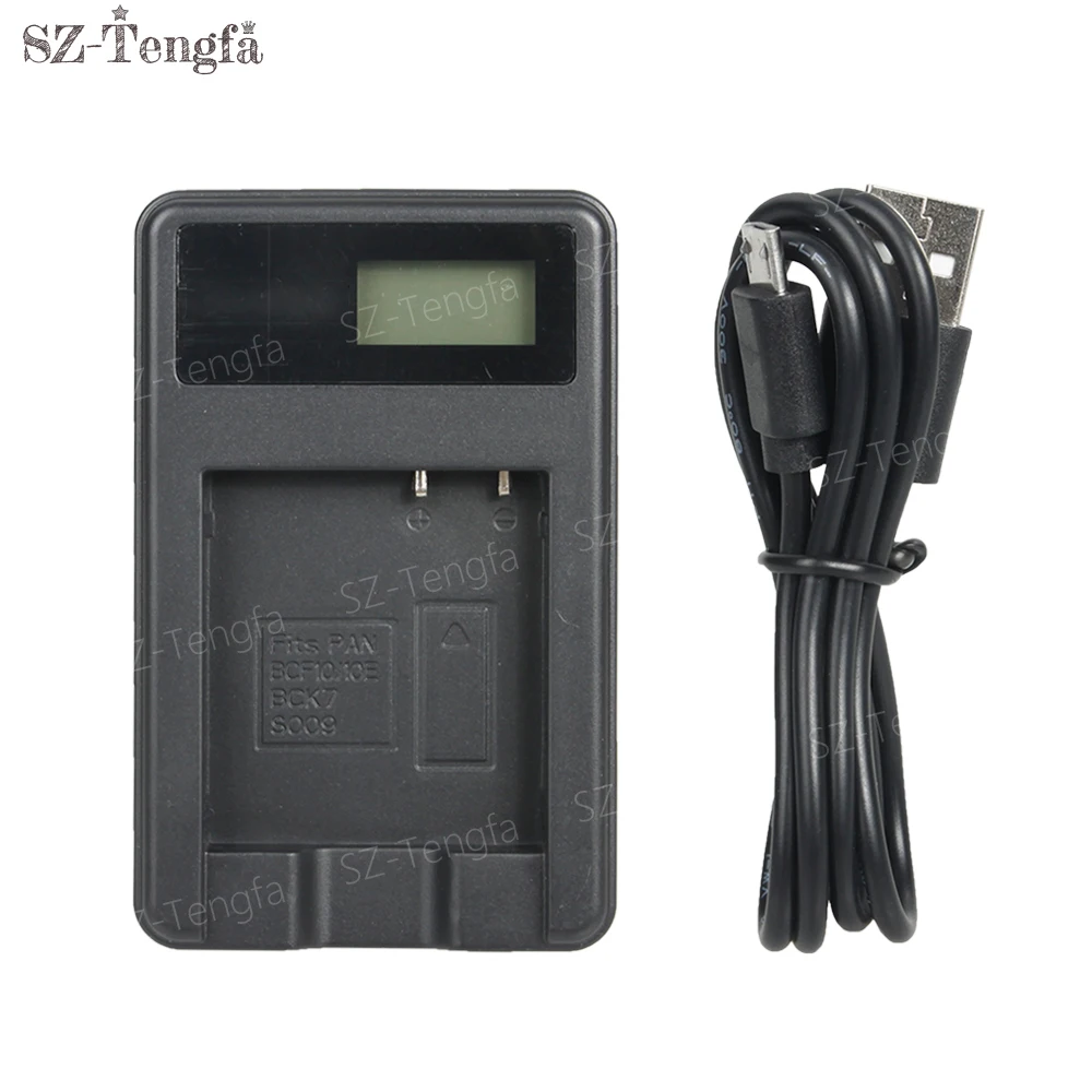 LCD USB кабель зарядное устройство BCF10/10E для Panasonic DMC FS9 FS10 FS11 FS12 FS15 FS25|charger charger|lcd