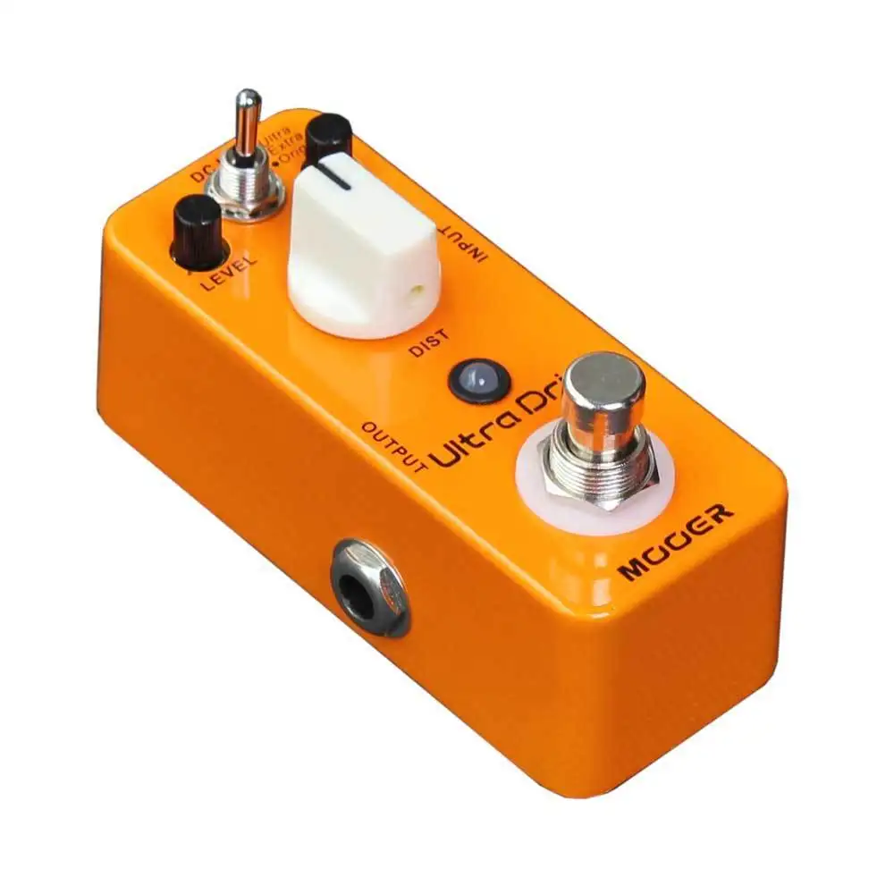 High Quality MOOER MDS6 Ultra Drive MKII Distortion Guitar Effect Pedal 3 Modes True Bypass Full Metal Shell enlarge