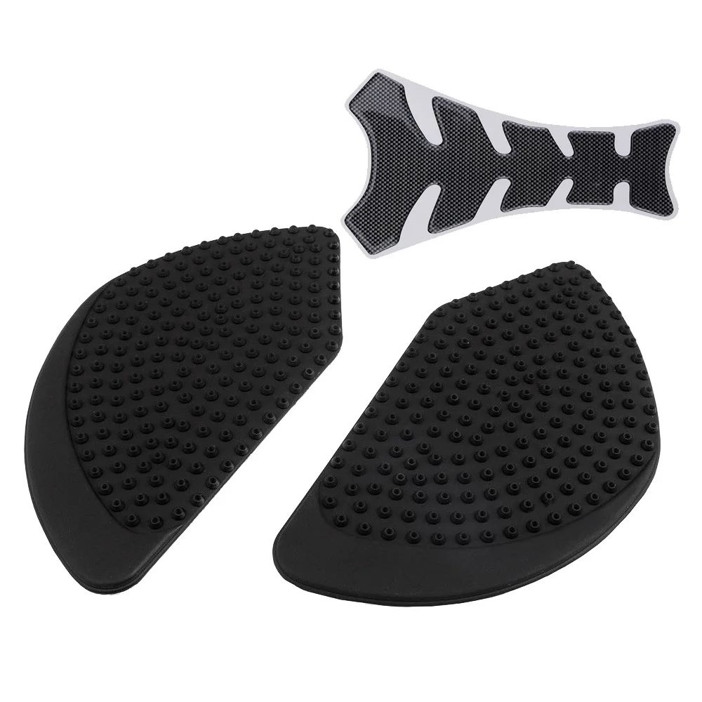 

Motorcycle Anti Slip Protector Stickers Tank Pads Side Gas Knee Grip Traction Pads + Fish Bone Decal For Kawasaki Z650 2017