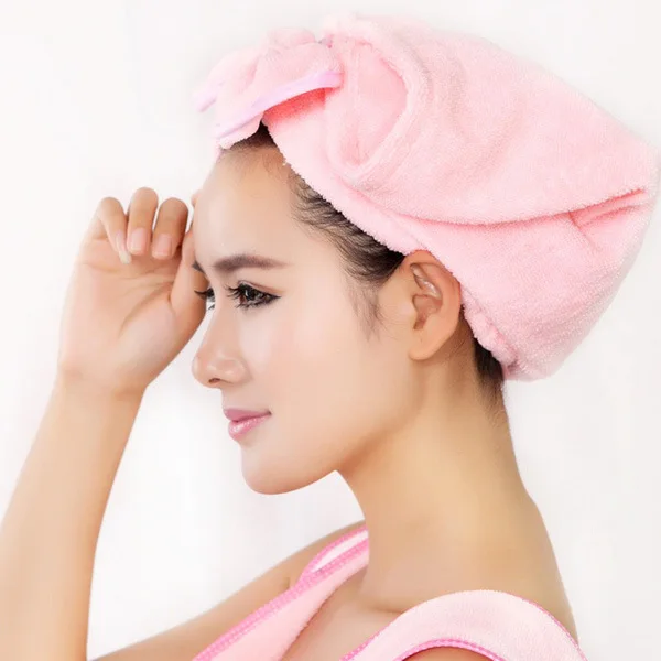 Впитывающая шапочка для ванны Волшебная сухих волос супервпитывающее полотенце