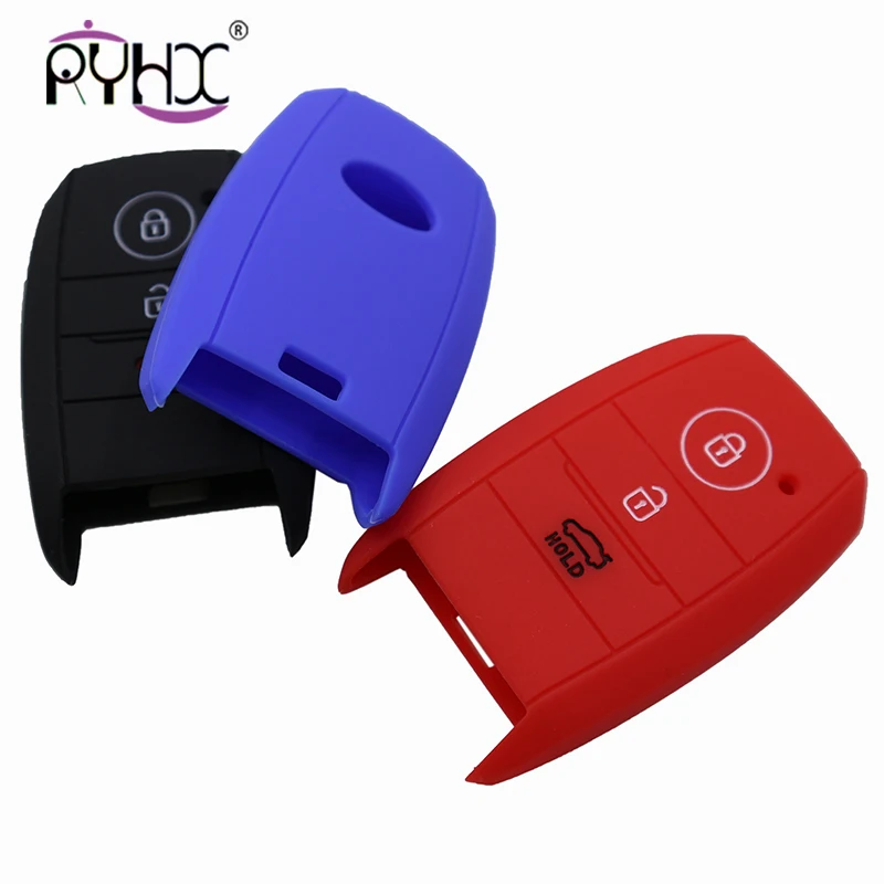 12 цветов силиконовый резиновый чехол для автомобильного ключа kia rio sportage 2018 ceed