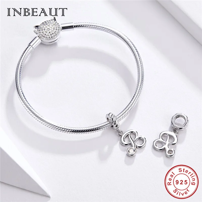 INBEAUT 100% реальные фотообои серебряные 26 английских капитальных букв бусины