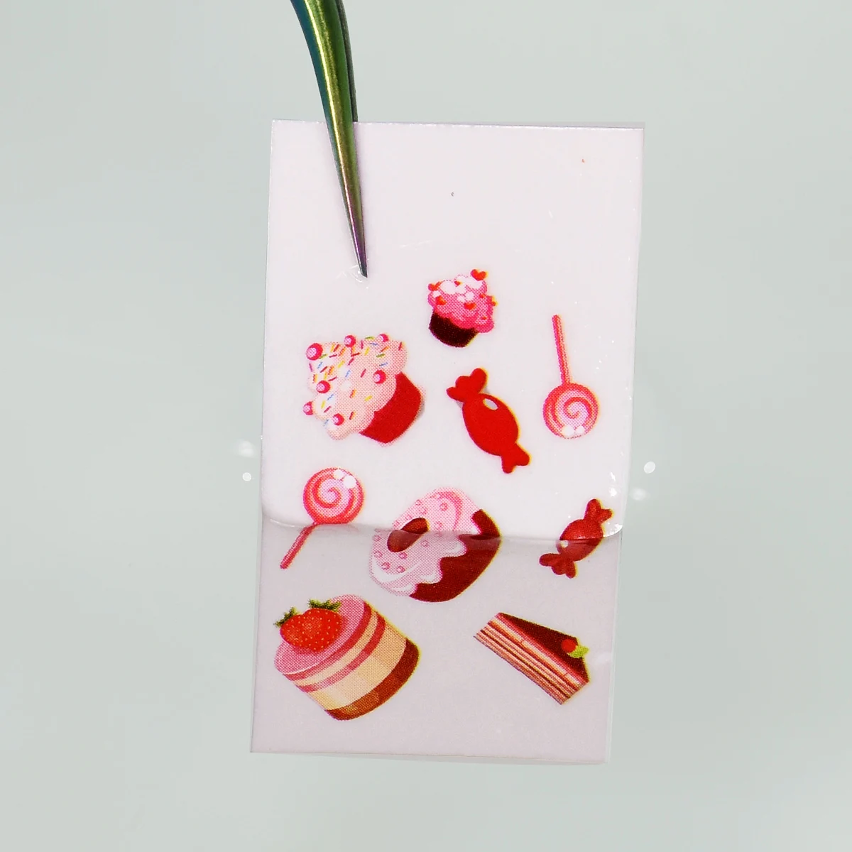 BEAUTYBIGBANG наклейки для ногтей слайдеры десерт леденец Конфеты шаблон Водные Наклейки DIY Рождество Дизайн ногтей украшения