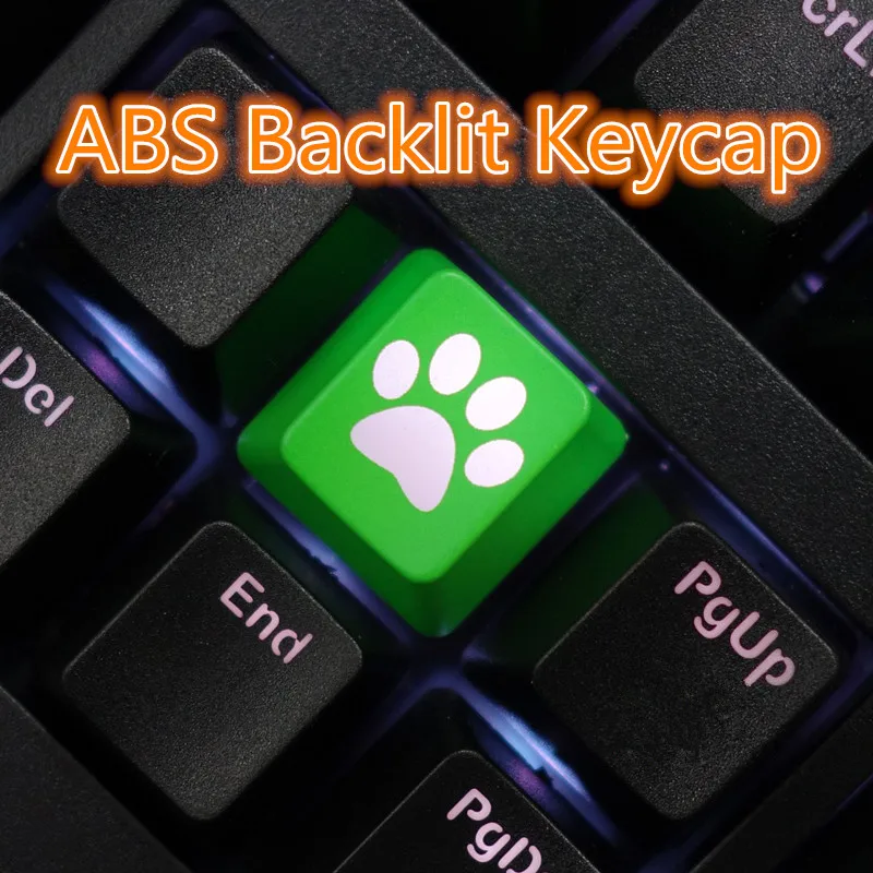 1 шт. из АБС пластика с подсветкой клавиш Шапки кошачьи когти ключей Cherry MX для