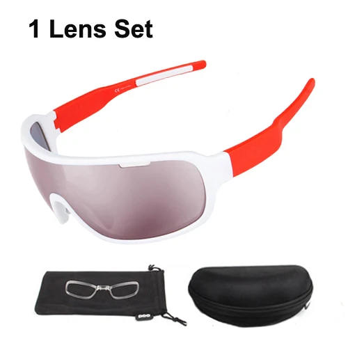 1 lens white orange NEWBOLER, 5 линз, солнцезащитные очки для велоспорта, поляризационные, мужские, женские, UV400, спортивные очки, очки для шоссейного велосипеда, gafas ciclismo, для велосипедных люнетов - Цвет: 1 lens white orange