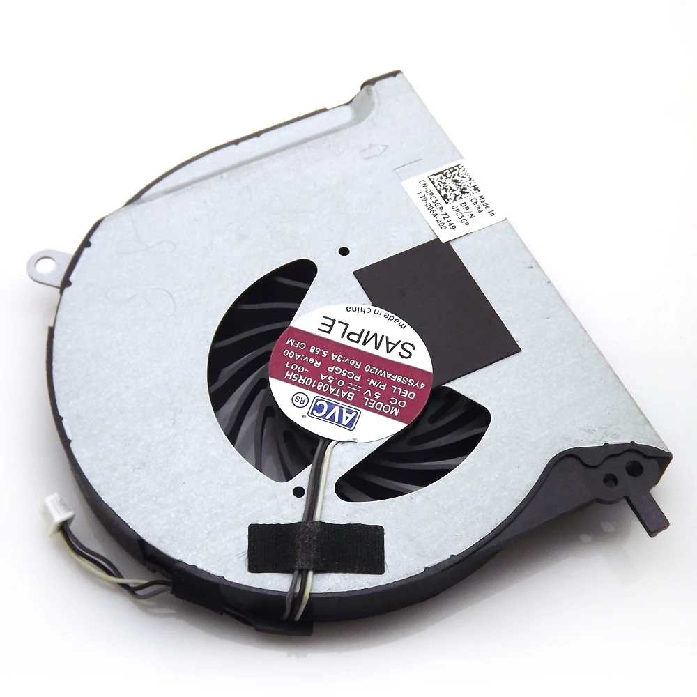 Бесплатная доставка новинка DFS531105MC0T BATA0810R5H 001 DC5V 0.5A для DELL XPS 15Z L511Z кулер