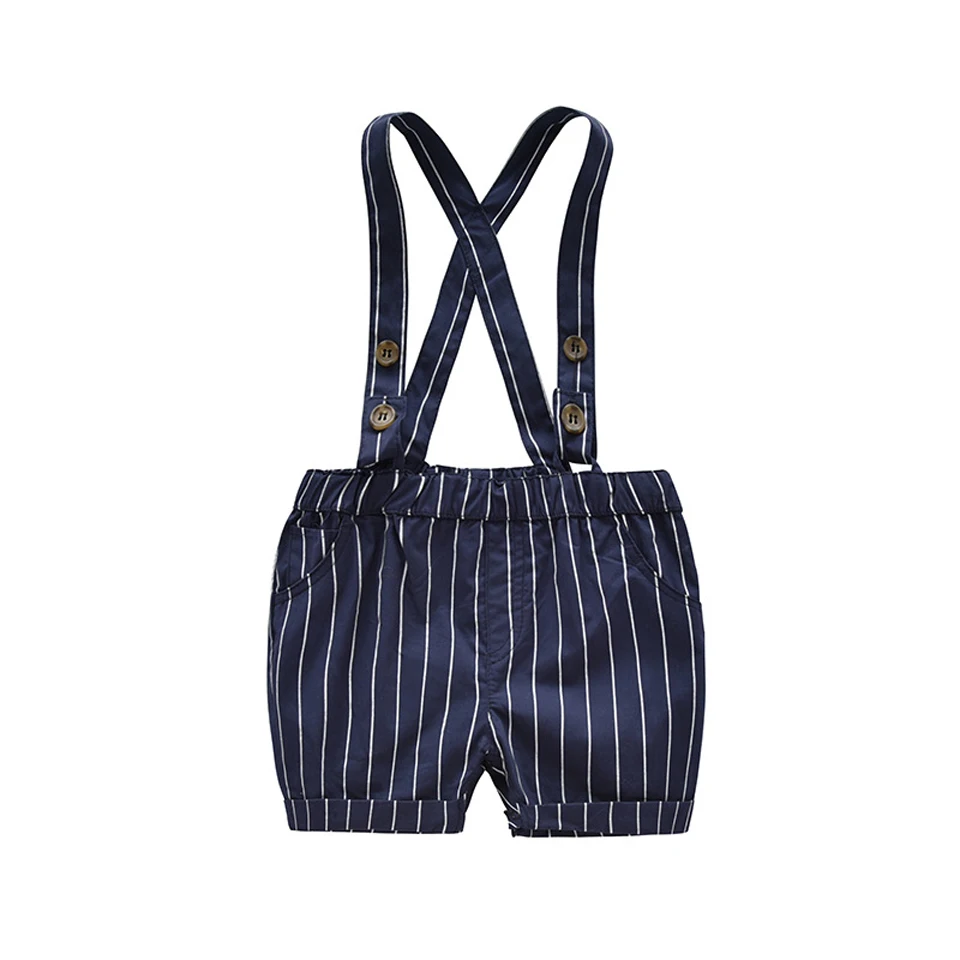 2 шт. Детская футболка с коротким рукавом и брюки-комбинезон |