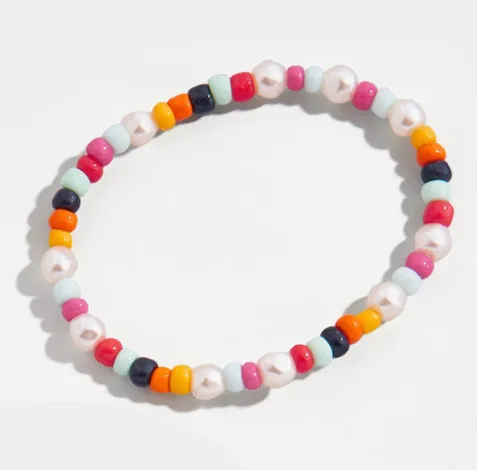 Богемный Браслет armbanden voor vrouwen, пара браслетов, эластичное Золотое семя, бусы, браслет в виде ракушки, набор, Женская повязка, ювелирные изделия heren - Окраска металла: 5
