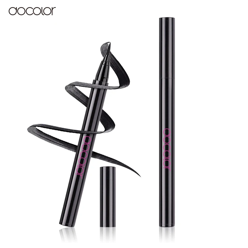 Docolor черная водостойкая жидкая подводка для глаз Make Up beauty Comestics Стойкая подводка для глаз Карандаш Макияж инструменты для теней