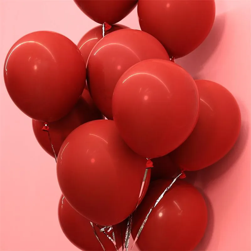 10 шт. латексные шары с рубином 12 дюймов | Дом и сад