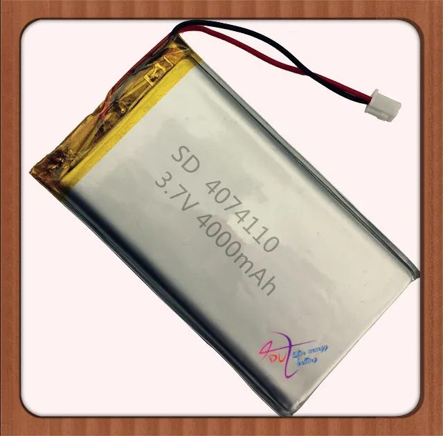4000mAh XHR 2P 2 45 54 4074110 3 7 V литий полимерная батарея 4075110 аккумуляторные батареи|rechargeable