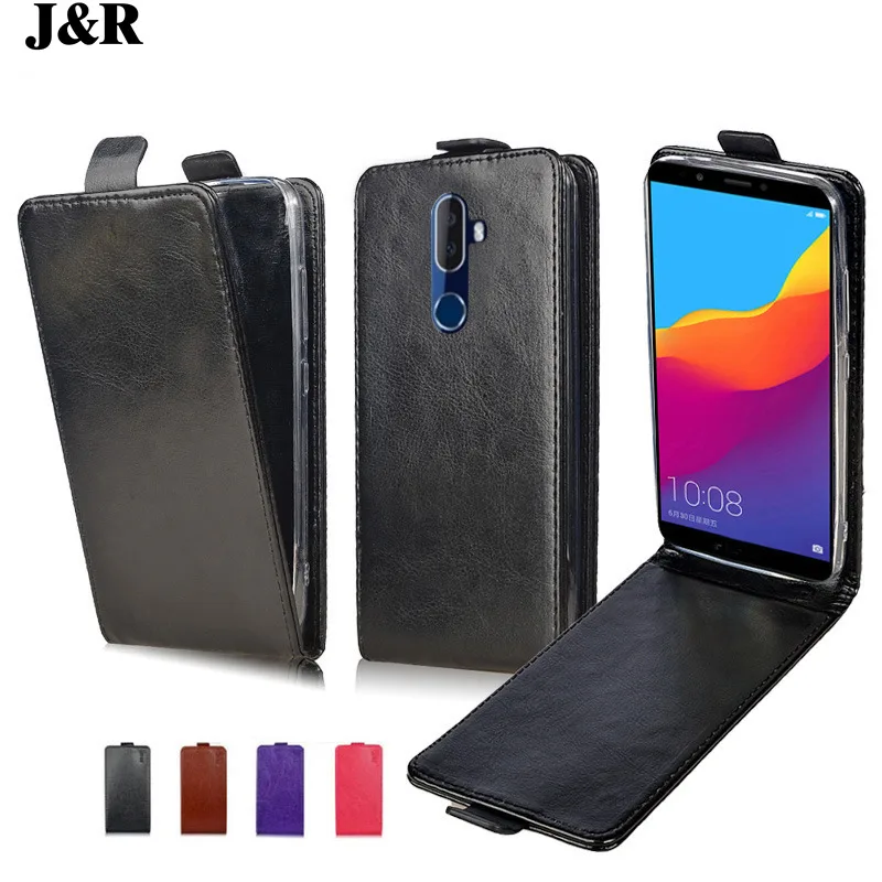 Для Alcatel 3 В случае принципиально крышку кожи сумка Роскошные откидная кожа Капа