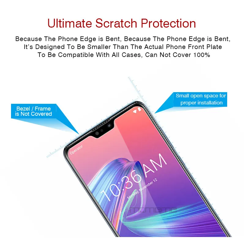 2 шт. 9H Zenfone Max M2 ZB633KL ASUS_X01AD закаленное стекло для Asus ZenFone Pro ZB631KL ASUS_X01BD защита экрана |