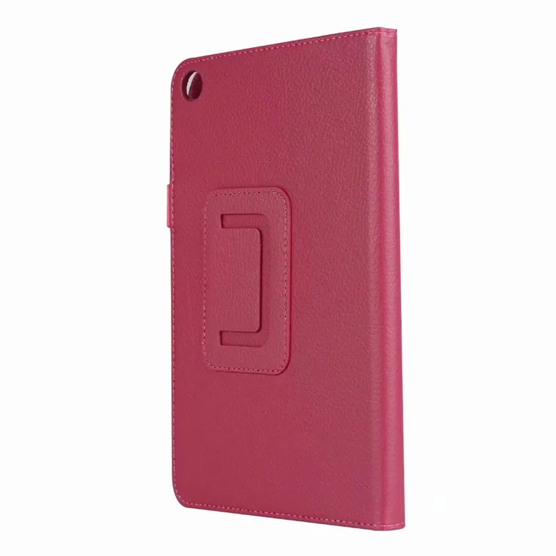 rose red Магнитный флип-чехол-подставка с зернистой текстурой для xiaomi mi Pad 4, 8,0 дюймов, кожаный умный чехол для планшета, защитный чехол для xiaomi mi pad 4 mi Pad - Цвет: rose red