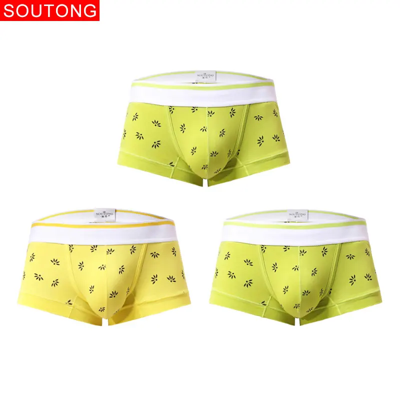 Soutong,, 3 шт./партия, мужское нижнее белье, боксеры, шорты, трусы мужские хлопковые, мягкие трусы, нижнее белье, Masculina Cueca, боксеры Masculina - Цвет: group 6