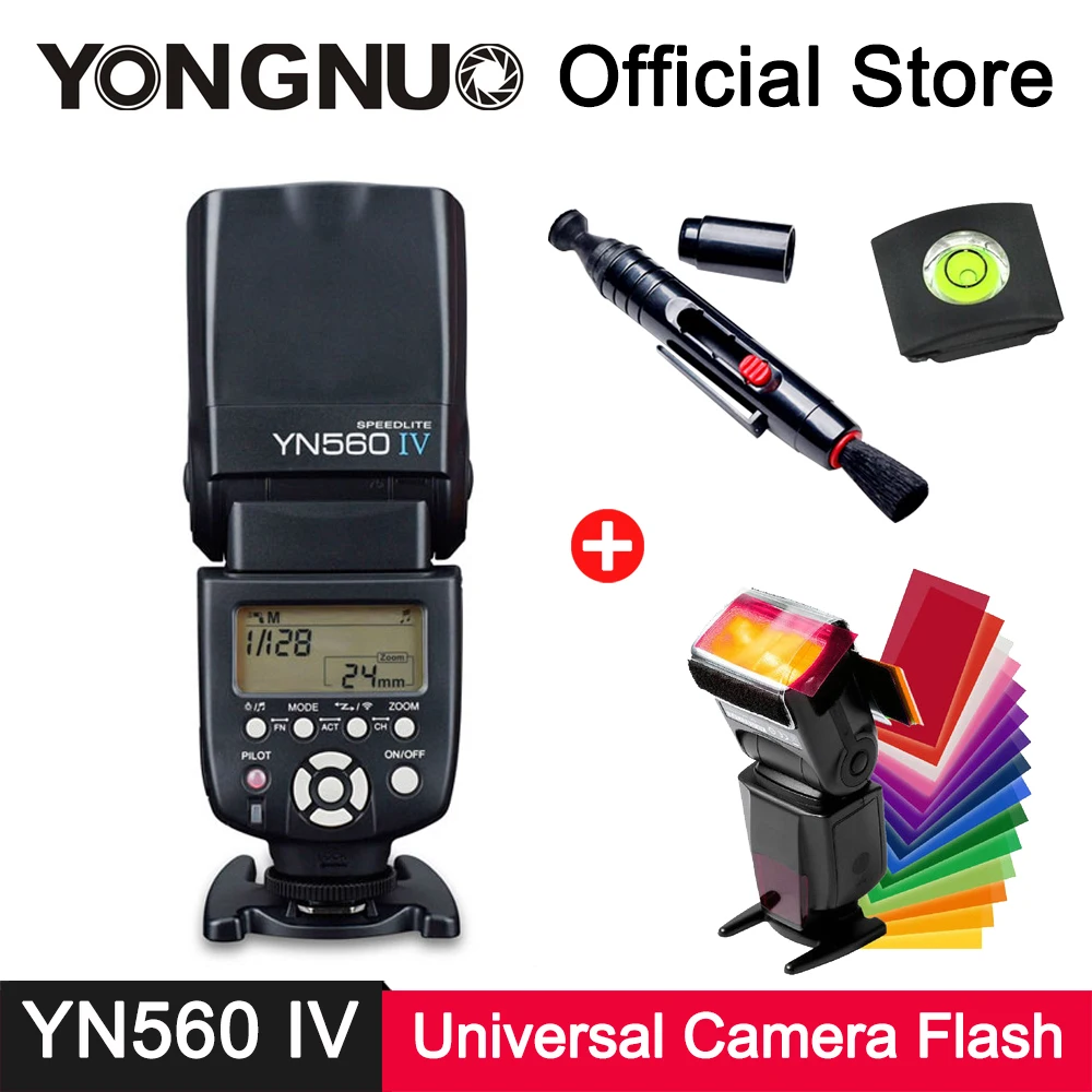 YongNuo YN560 IV Speedlite Беспроводной триггер синхронизации мастер ведомой вспышки света