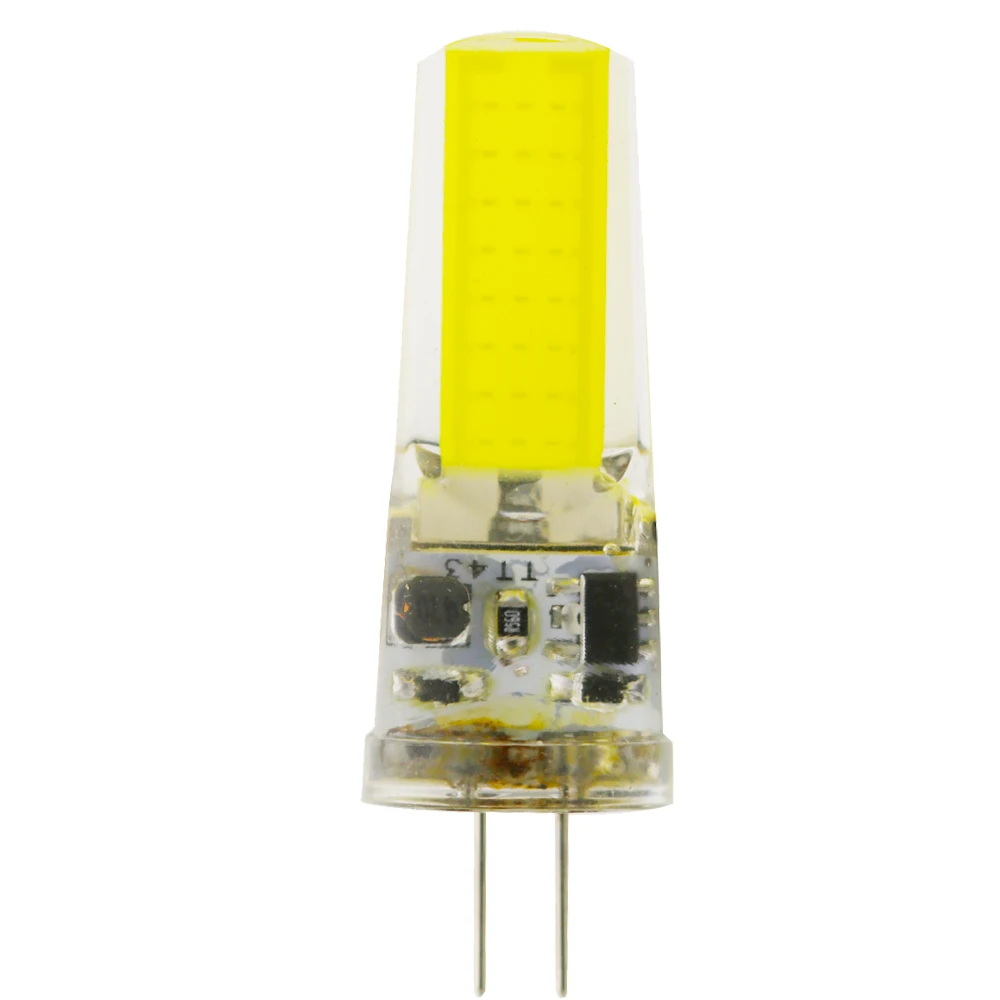 12 шт./лот G4 мини светодиодная лампа AC V/220 V 3 5 W COB Светодиодная использовать в