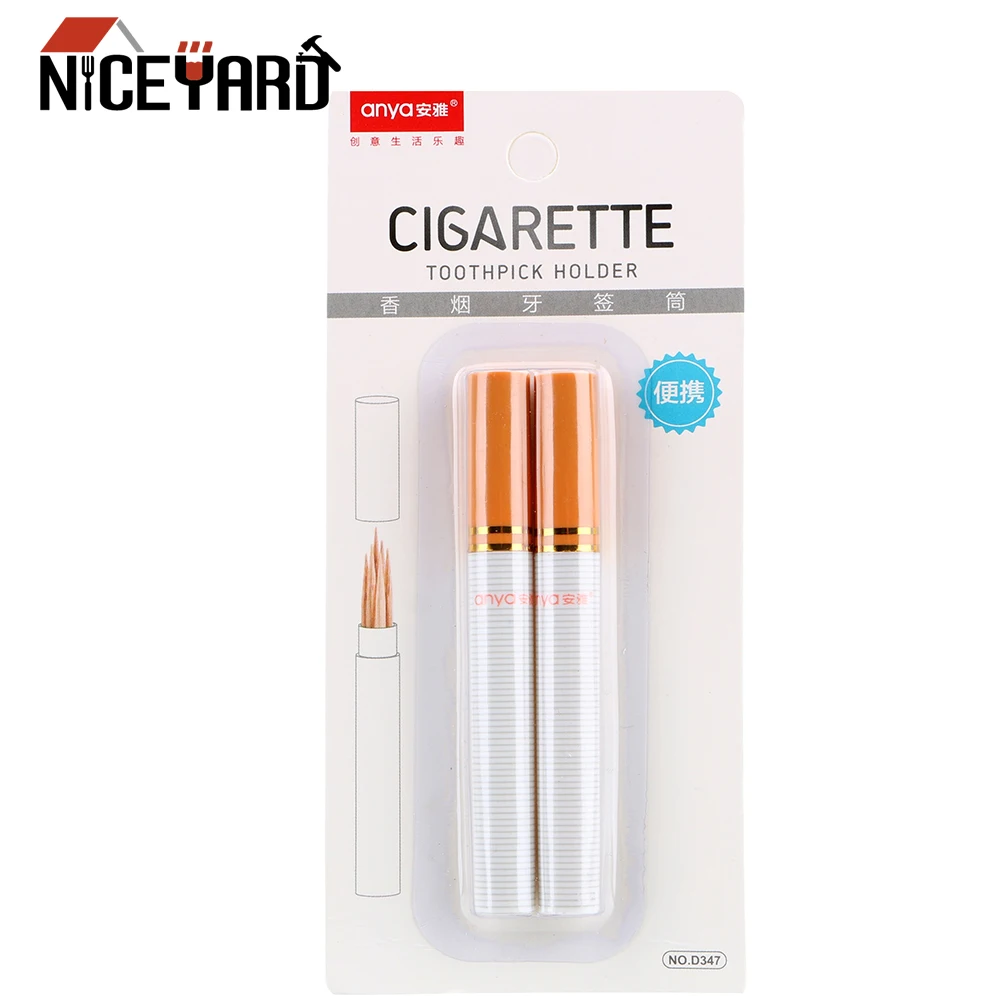 NICEYARD мини пластиковые держатели для зубочисток портативная карманная коробка 2
