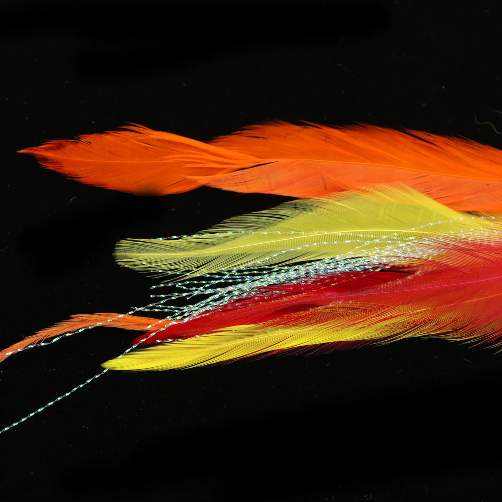 2 шт. мушек для ловли нахлыстом большой стример ассортимент яркие Цвета бас