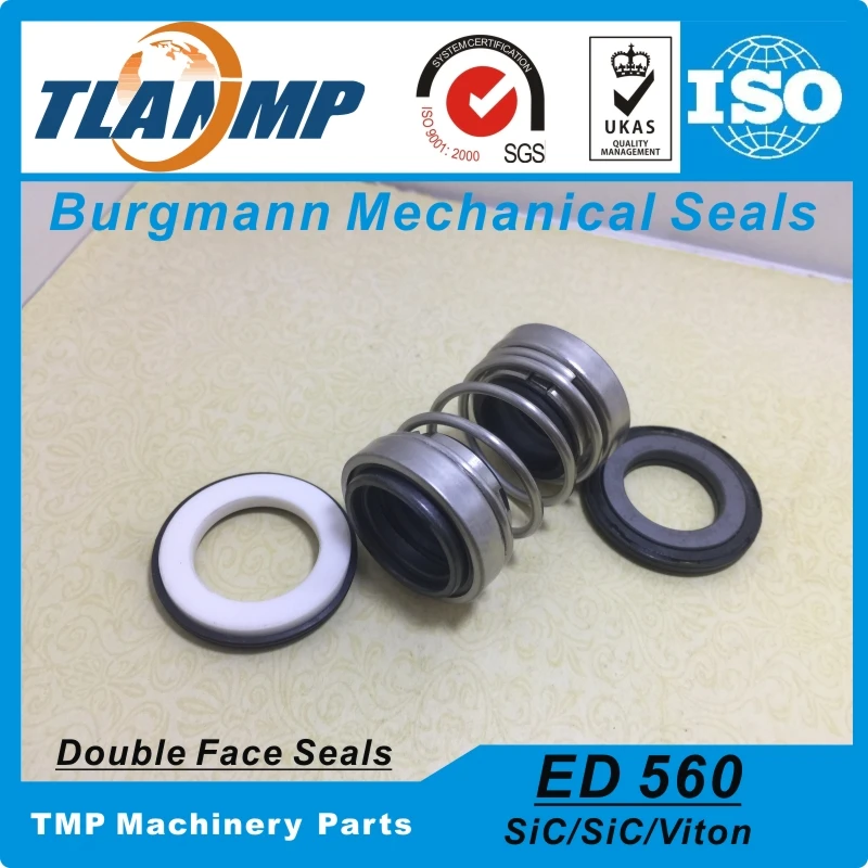 560D 40 Burgmann двойное механическое уплотнение (ED560 40) для насоса (материал: CE/CA/NBR + SiC/NBR)