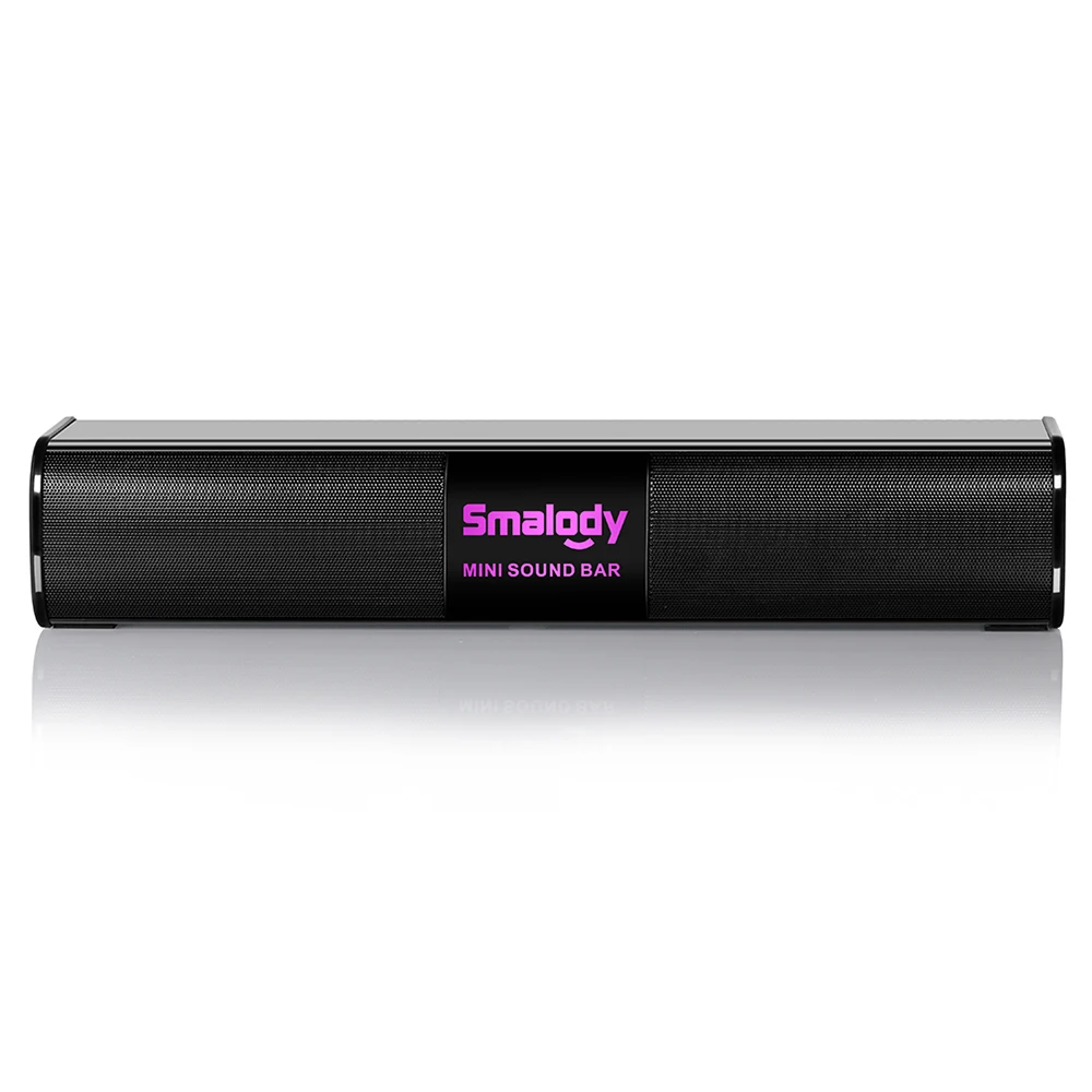 Bluetooth Колонка Smalody портативная беспроводная со светодиодной подсветкой 10