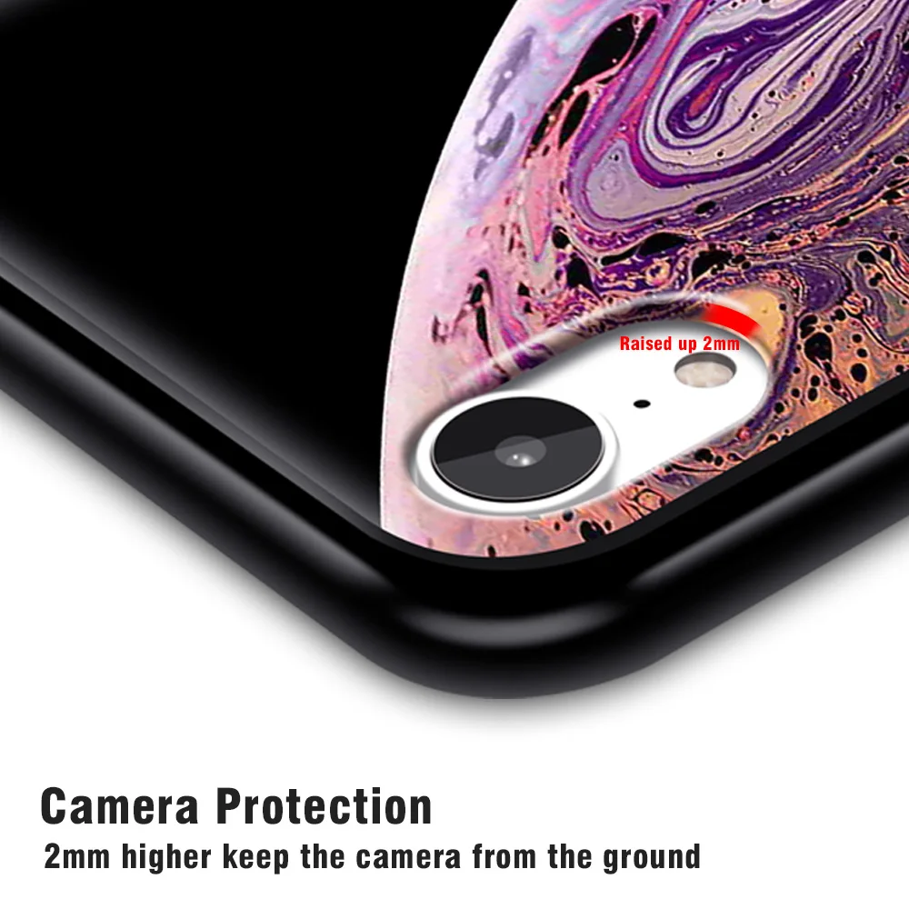 NYFundas для iphone XS MAX XR X 10 чехол силиконовый Звездный космический блестящий задняя