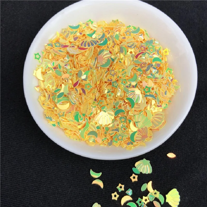 12 г/лот Slime Подвески ПВХ DIY Морская звезда оболочки шарма сердца для Slime наполнители Подвески UV шармы
