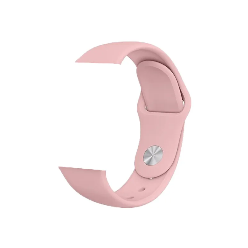 Силиконовые полосы для Xiaomi Mijia кварцевые часы/Huami Amazfit Bip BIT ремешок для часов Ремешок Для galaxy Watch 42 мм браслет - Цвет: Розовый