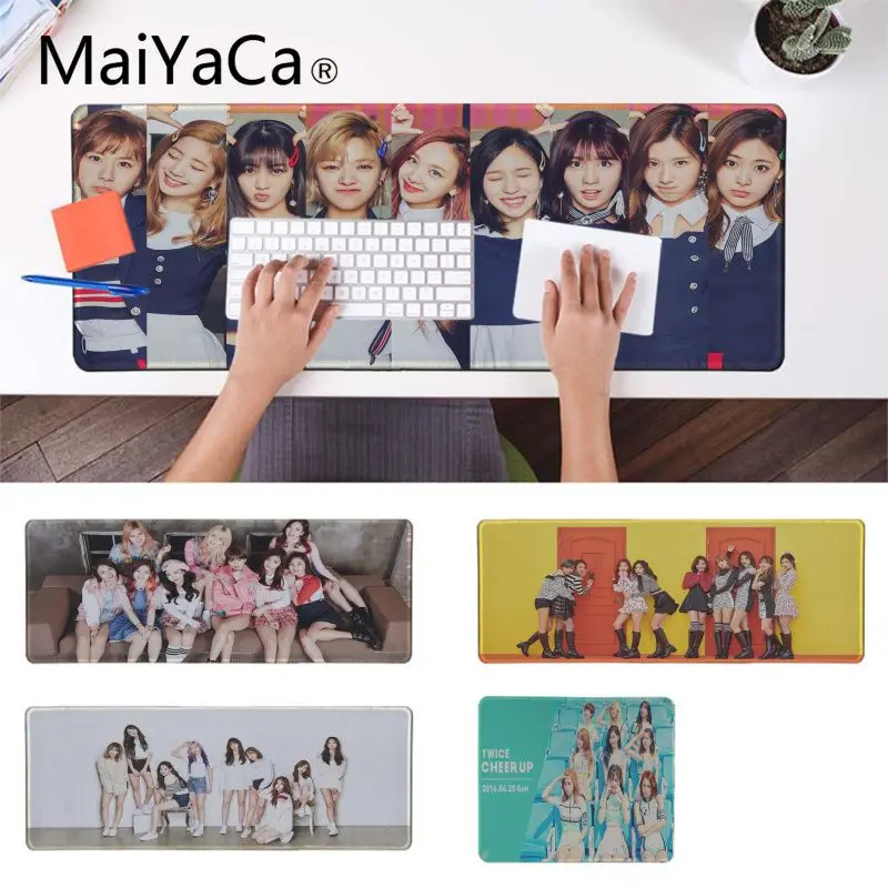 MaiYaCa двойная Мина Момо Kpop уникальный настольный коврик игровой для мыши