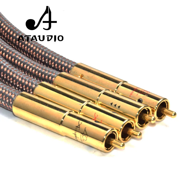 ATAUDIO Hifi RCA кабель Accuphase 40th Anniversary Edition OCC Чистый медный Соединительный аудио