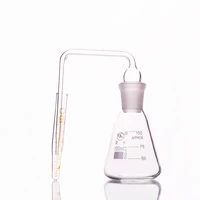 complete set arsenic hydrogen generator 100mlwith conical flask 100mlbent pipeglass tip centrifuge tube 5ml