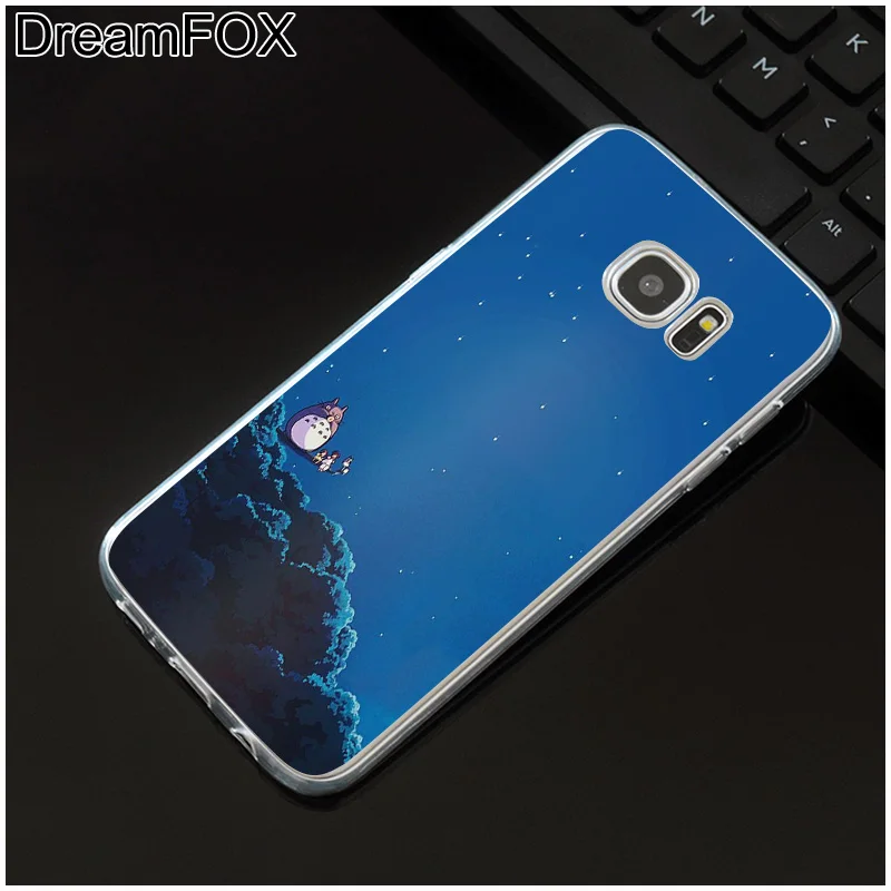 DREAMFOX M318 модный Тоторо Мягкий ТПУ силиконовый чехол для samsung Galaxy Note S 7 8 9 10 10e 11 11e Lite