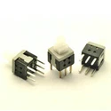 PHISCALE 20pcs кнопочный переключатель R16-504BD 16 мм квадратной формы без блокировки с желтым светом 250 В 3A 4 контакта