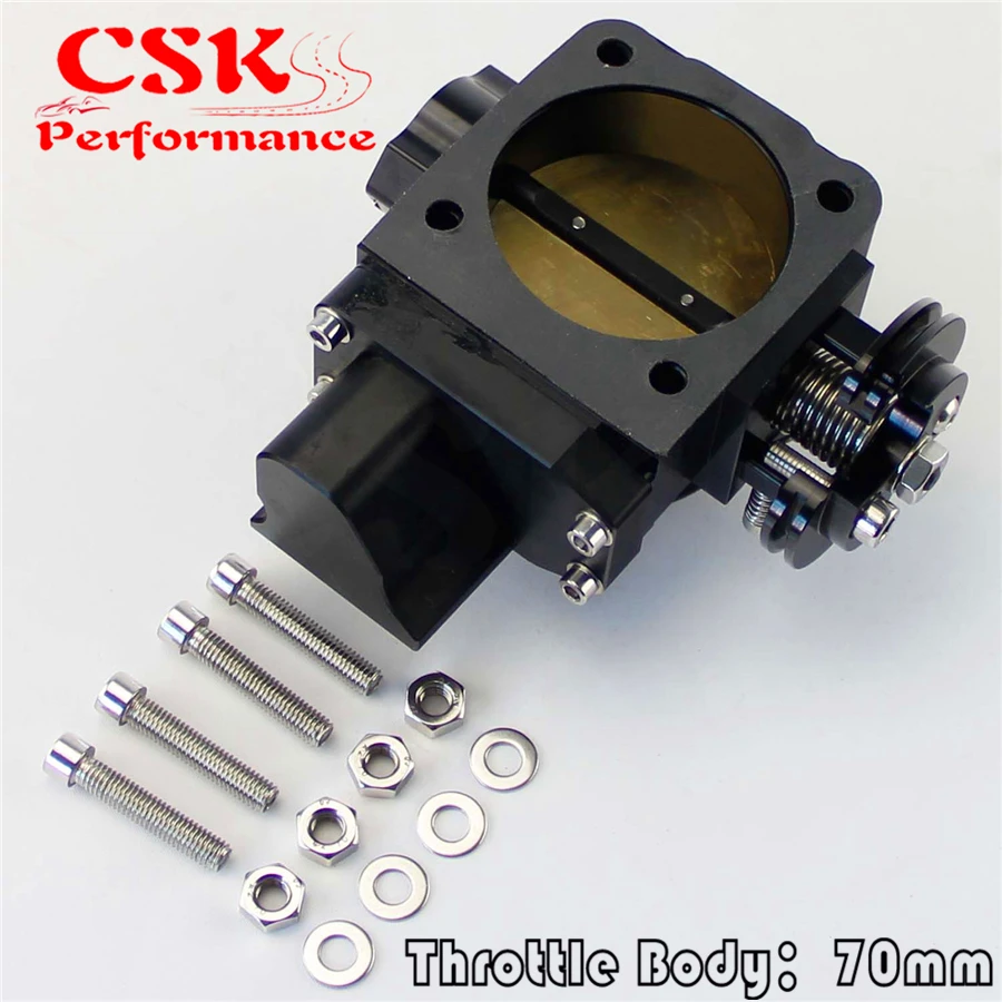 70 мм дроссельной заслонки для Mitsubishi EVO7 EVO8 EVO9 4G63 03 07 EVO 7 8 9 черный|70mm throttle body|throttle