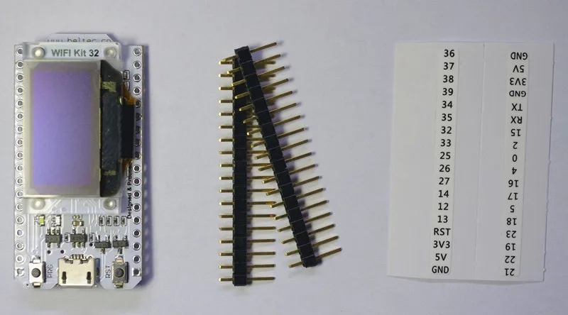 2 шт./лот SX1278+ CP2102 0,96 дюймов синий OLED Дисплей Bluetooth WI-FI комплект Lora 3,3 V-7 V сетевая макетная карта для Arduino