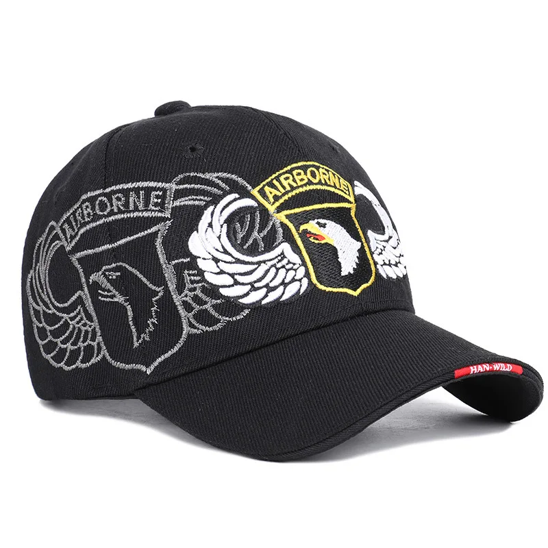 Новый бренд 101st Airborne Eagle бейсболка с вышивкой Мужская армейская тактическая Кепка