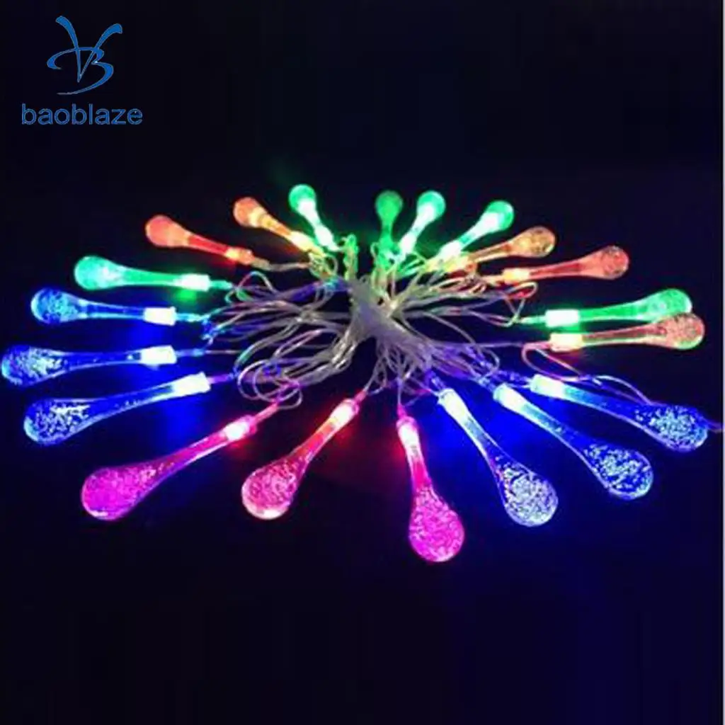 

Baoblaze Romantic 20-LED Battery String Lamp Fairy Lights for Party Room Garden Home Diwali Halloween Valentie's Day Decoration