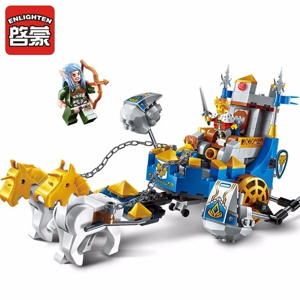 Просветите детские игрушки подарки замок блоки для Building Block совместимые legoe