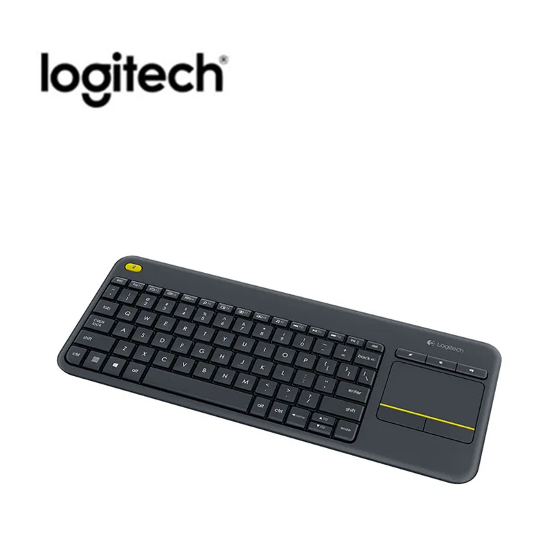 Logitech K400 плюс K400PLUS Беспроводной клавиатура с тачпадом клавиатура для ПК ТВ