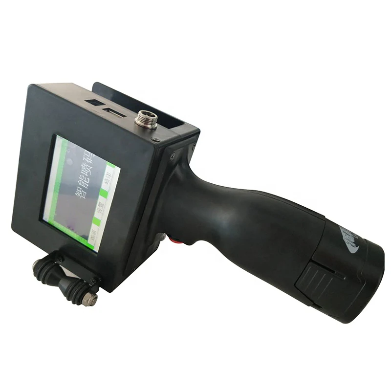 Ручной принтер с сенсорным экраном 600DPI Интеллектуальный USB струйный QR кода