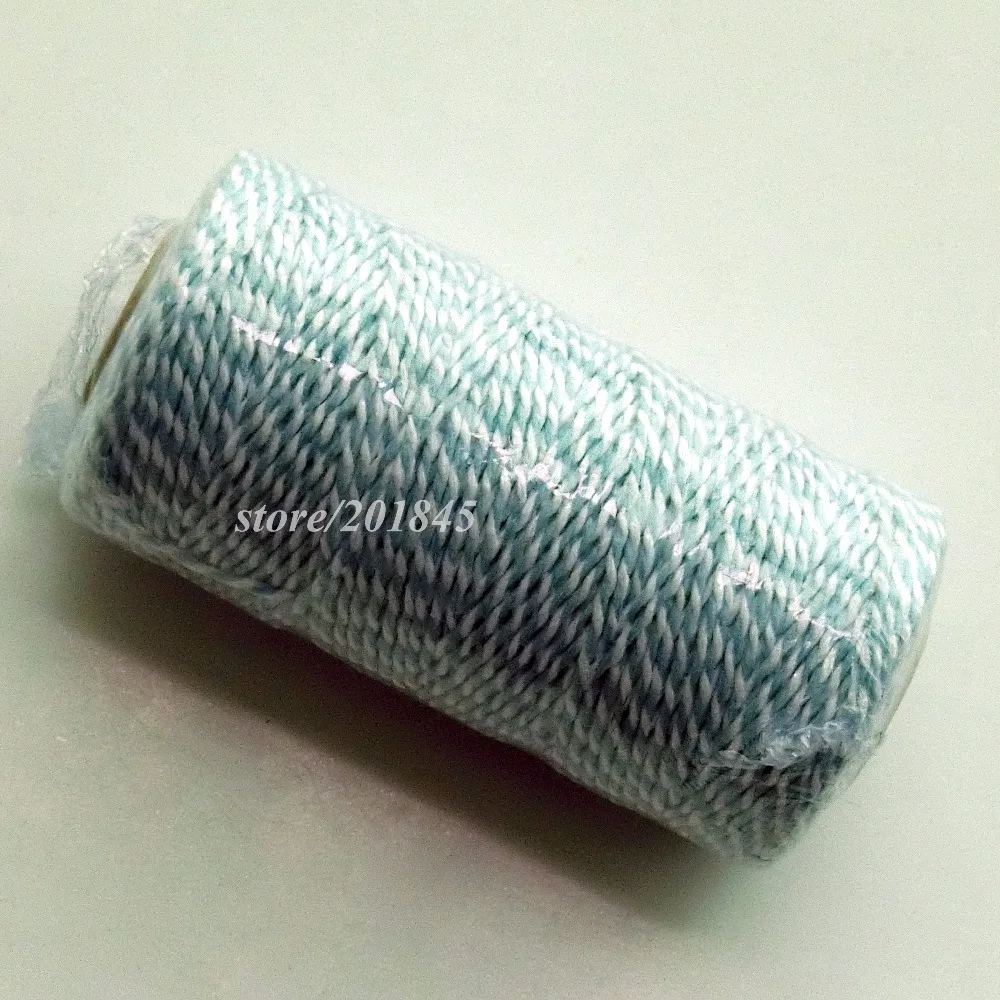 Новый стиль 3 шт./лот (100 ярдов/катушка) тонкие хлопковые пинетки шпагат полосатый