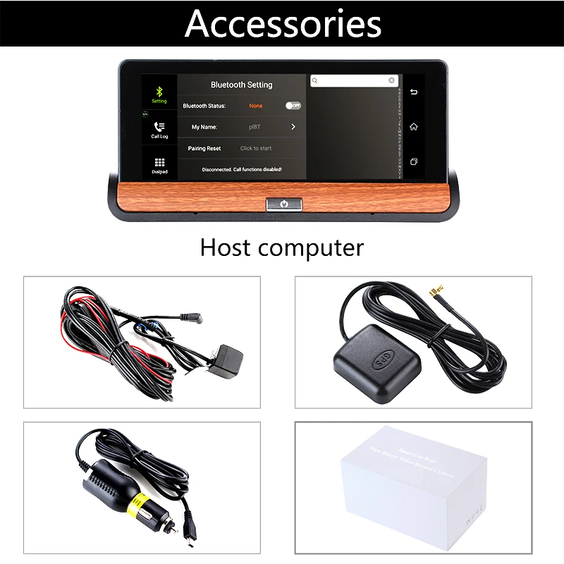 

E31 Pro Car DVR Camera 7.8 Inch 4G Car DVR Dash Cam ADAS WIFI Android 5.1 GPS Navigation 1080P Auto Video Recorder Registrar