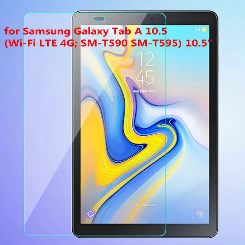 Защитная пленка для экрана из закаленного стекла Samsung Galaxy Tab A 10 5 Wi Fi LTE 4G Φ