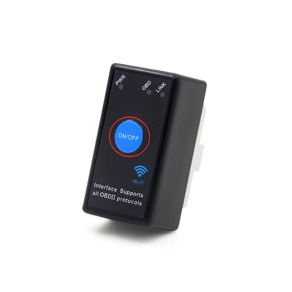 Переключатель питания ELM327 WiFi Bluetooth V1.5 PIC18F25K80 чип OBD II диагностический инструмент