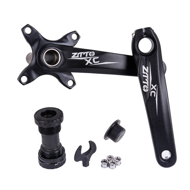 CRANK ZTTO рукоятка MTB 170 мм рукоятки 1X системы звездочки один брелок для ключей узкая ширина 104 BCD для 1*11 1* 10В RGBW, горный велосипед - Цвет: CRANK